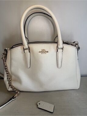 White Coach Sage Carryall Handbag